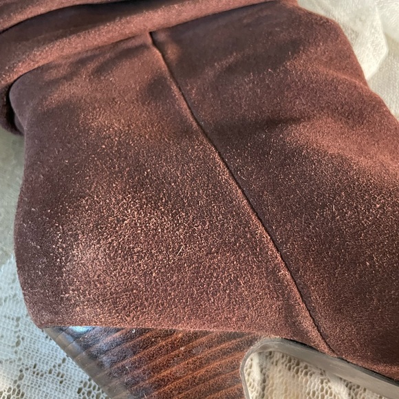Jessica Simpson suede  heeled boots, brown, 7.5 - Picture 7 of 11